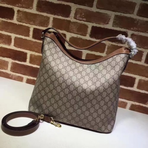 Gucci Miss GG Canvas Hobo Bag 414930 Albaricoque