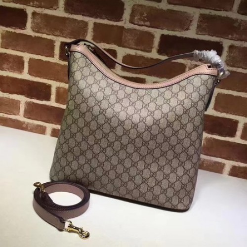 Gucci Miss GG Lona Hobo Bolsa 414930 Rosa