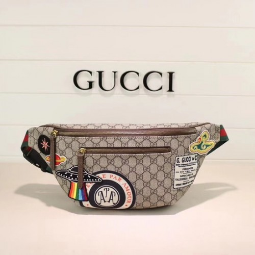Gucci Night Courrier suave GG Supreme riñonera 529711 marrón