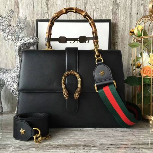 Gucci Now Bamboo Shopper Bolsa 421999A Negro Gucci Now Bamboo Shopper Bolsa 421999A Negro