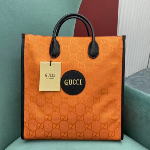 Gucci Off The Grid bolso tote largo 630355 naranja