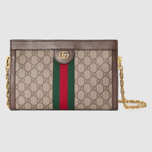 Gucci Ophidia GG Bolso de Hombro Pequeño 503876 Marrón