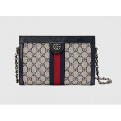 Gucci Ophidia GG Bolso de hombro pequeño 503877 azul