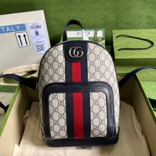 Gucci Ophidia GG Supreme mochila 685769 azul