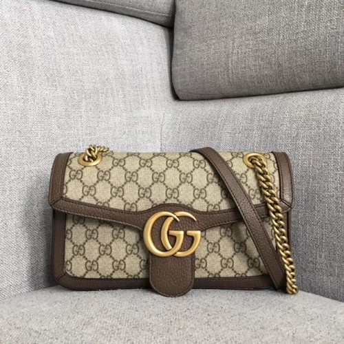 Gucci Ophidia GG Supreme pequeño bolso de hombro 443497 marrón