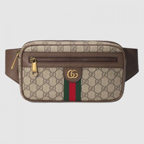 Gucci Ophidia GG bolsa de cinturón 574796 marrón