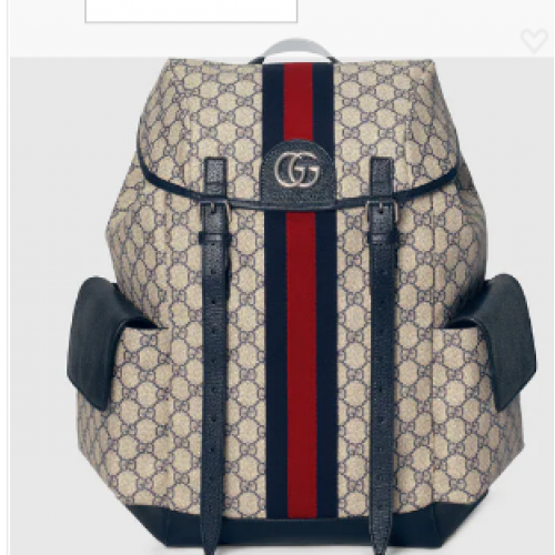 Gucci Ophidia GG mochila mediana 598140 Azul