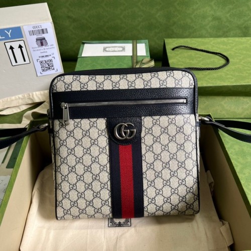 Gucci Ophidia GG bandolera mediana 547934 azul