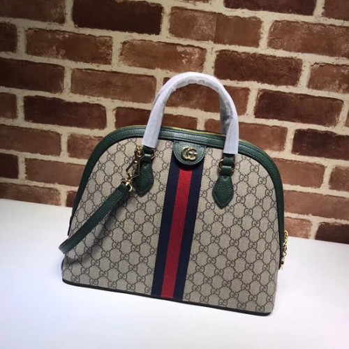 Gucci Ophidia GG bolso mediano con asa superior 524533 verde