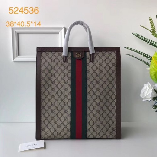 Gucci Ophidia GG bolso mediano con asa superior 524536 marrón