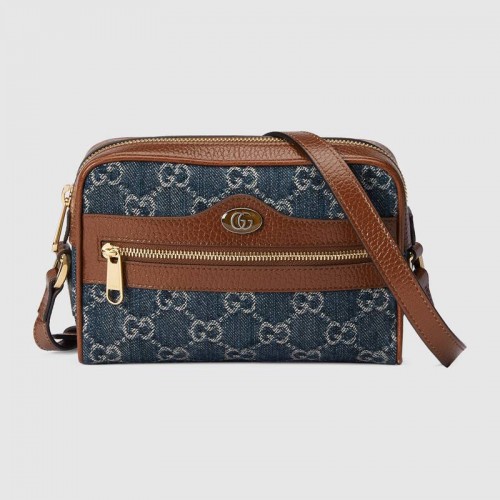 Minibolso Gucci Ophidia GG 517350 Azul oscuro