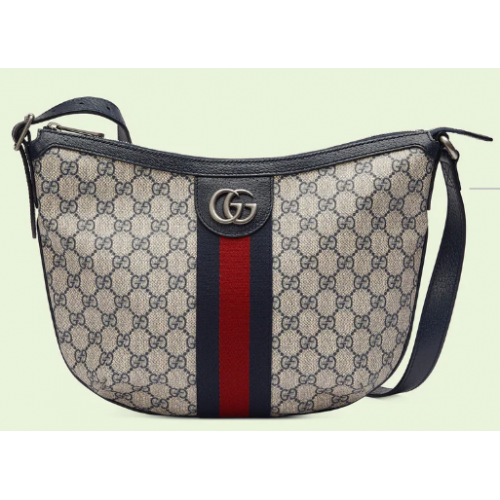 Gucci Ophidia GG bolso de hombro pequeño 598125 Azul