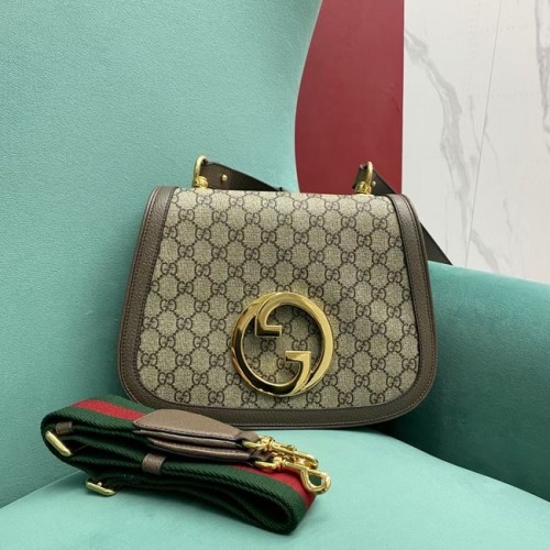 Gucci Ophidia GG bolso de hombro pequeño 699210 Marrón