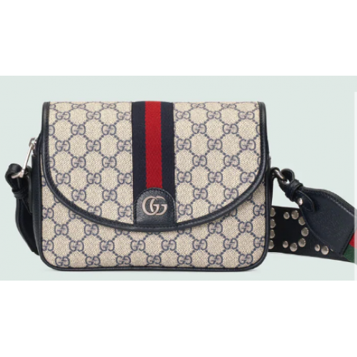 Gucci Ophidia mini bolso de hombro GG 722117 Azul