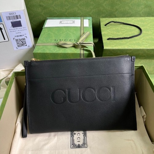 Gucci Ophidia bolsa de cuero 681200 negro
