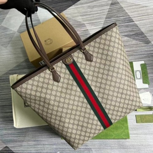 Gucci Ophidia serie grande GG Tote Bag 680127 marrón