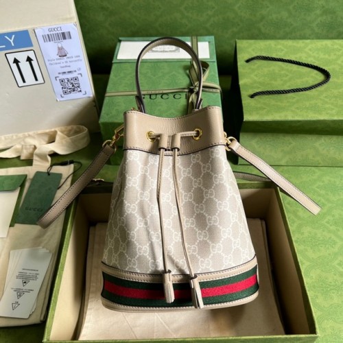 Gucci Ophidia pequeño bolso bombonera GG 550621 Beige