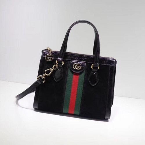 Gucci Ophidia bolso tote pequeño GG 547551 Ante negro