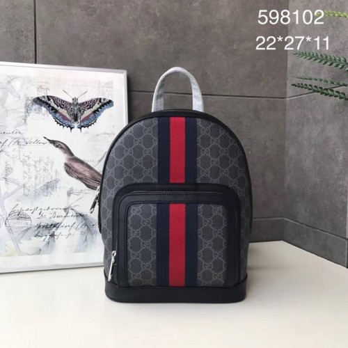 Gucci Ophidia mochila pequeña 598102 negro