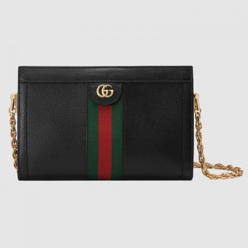 Gucci Ophidia bolso de hombro pequeño 503877 negro