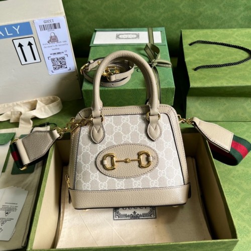 Gucci Ophidia pequeño bolso de mano con Web 677212 Beige