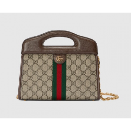Gucci Ophidia bolso pequeño con Web 693724 marrón