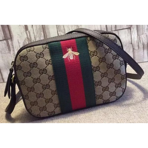 Gucci Original GG Bolso de Hombro 412008 Marrón