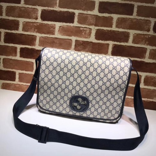 Gucci PVC GG Canvas Messenger Bag 222291 azul