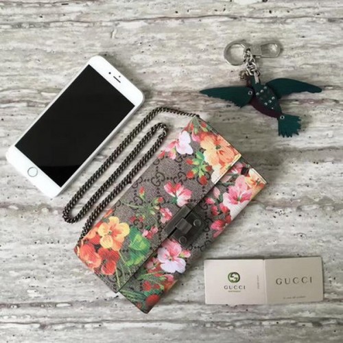 Gucci Candado Tian Continental Monedero 453506 Vino