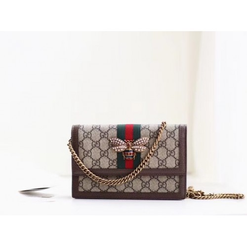 Gucci Queen Margaret GG mini bolso 476079 marrón