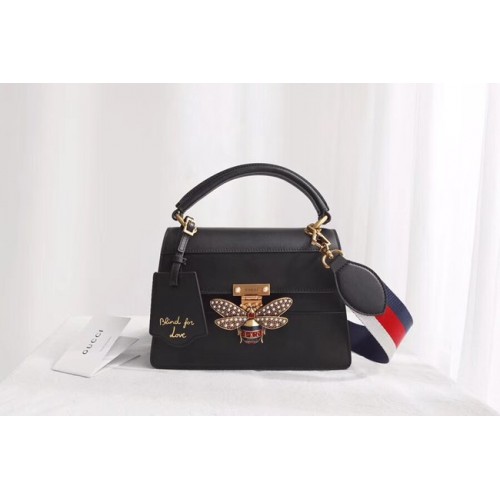 Gucci Queen Margaret bolso pequeño con asa superior 476541 Negro