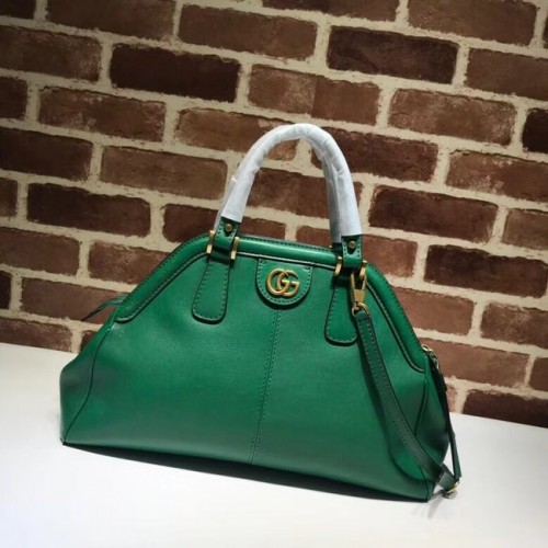 Gucci RE bolso mediano con asa superior Estilo 516459 verde