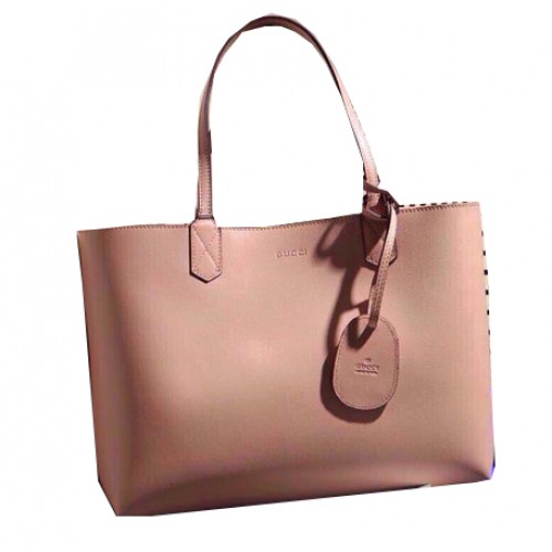 Bolso tote de cuero GG reversible Gucci 368568 Rosa