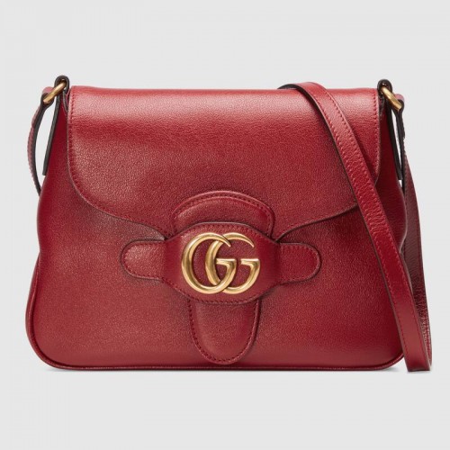 Gucci Bolso bandolera pequeño con Doble G 648934 Rojo