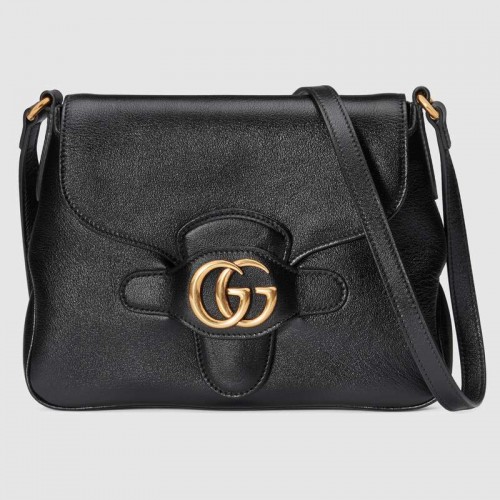 Gucci Bolso bandolera pequeño con Doble G 648934 negro