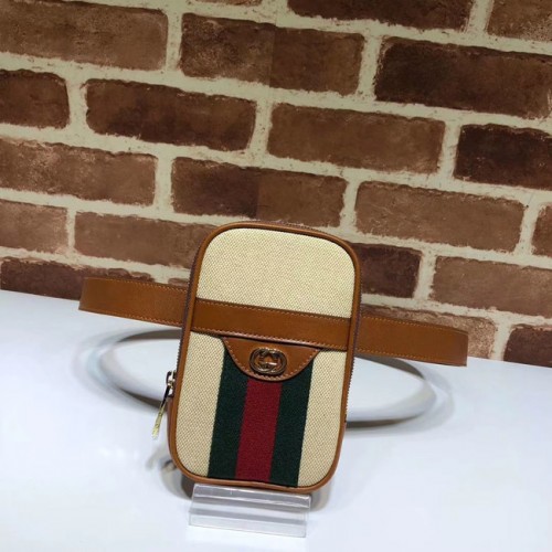 Gucci Soft GG Supreme riñonera 581519 marrón