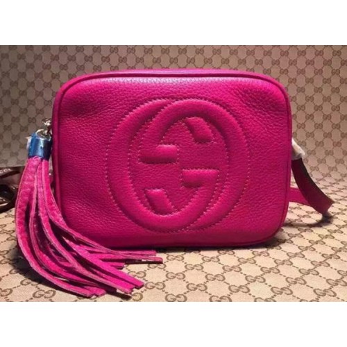 Gucci Soho Bolso disco de piel de becerro 308364 Rosa