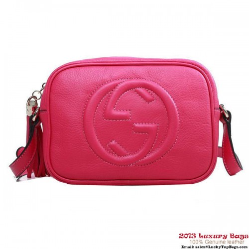 Gucci Soho Disco Bag Piel de becerro 308364 Rosa