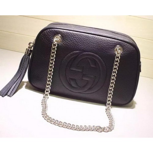 Gucci Soho Bolsos de Hombro 308983 Negro