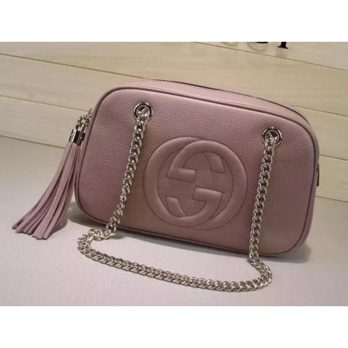 Gucci Soho Bolsos de Hombro 308983 Rosa
