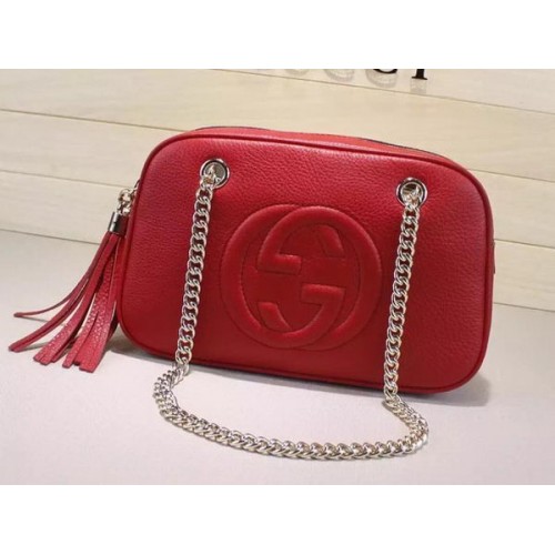 Gucci Soho Bolsos de Hombro 308983 Rojo