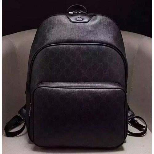 Mochila de lona Gucci Supreme 322069 Negro