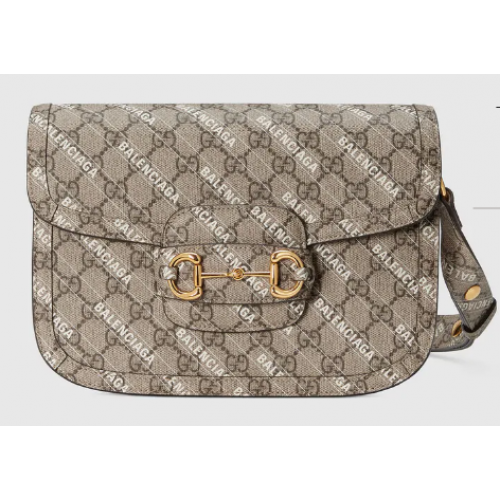 Gucci The Hacker Project bolso pequeño Gucci Horsebit 1955 602204 Beige
