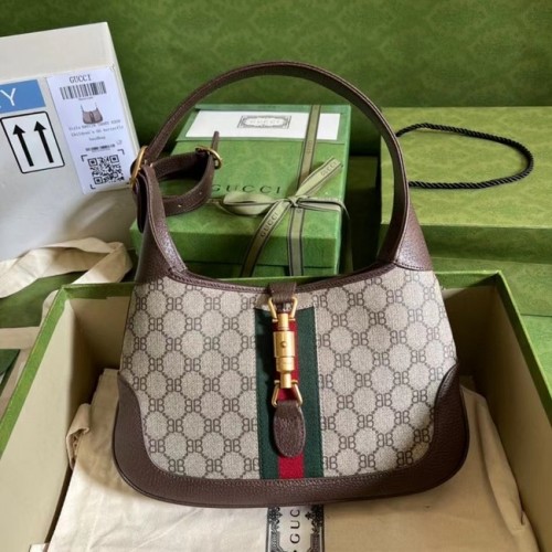 Gucci The Hacker Project bolso pequeño Jackie 1961 636706 Marrón