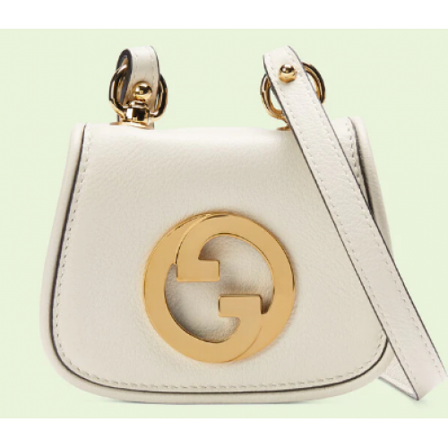 Gucci mini Blondie tarjetero cartera 698635 blanco