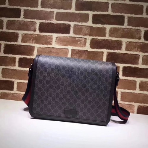 Gucci Original GG Canvas Messenger Bag 475432 Negro
