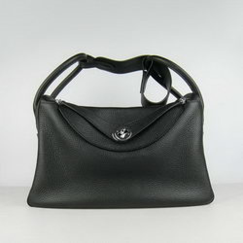 Hermes Lindy 34CM Bolsa de hombro 6208 Negro