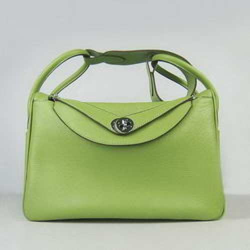 Hermes Lindy 34CM Bolso de Hombro Verde