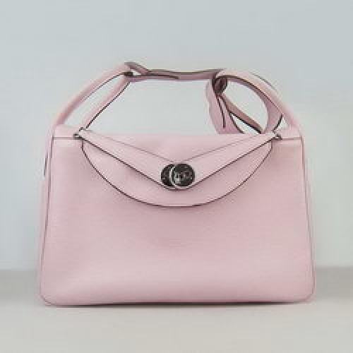 Hermes Lindy 34CM Bolsa de hombro 6208 Rosa