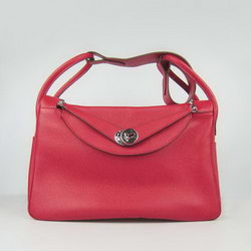 Hermes Lindy 34CM Bolso de Hombro 6208 Rojo